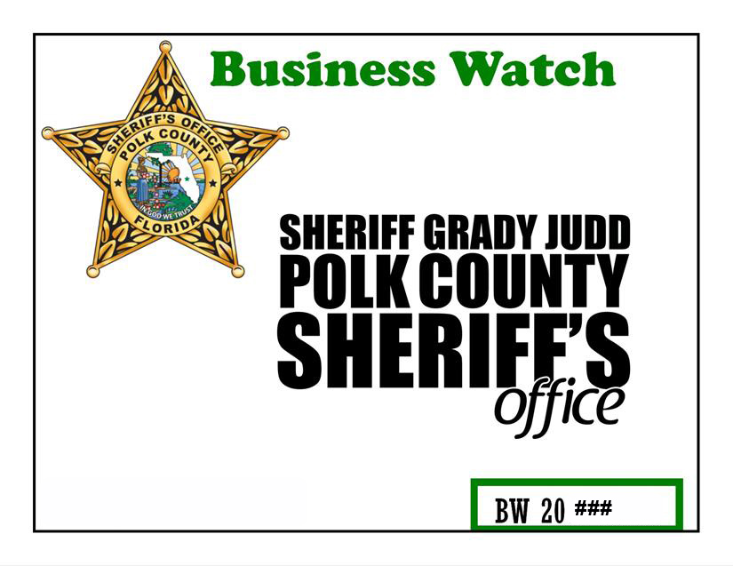 Business Watch logo decal