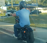 Mystery Motorcyclist